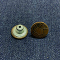 BOTON 15MM HIERRO COBRE VIEJO