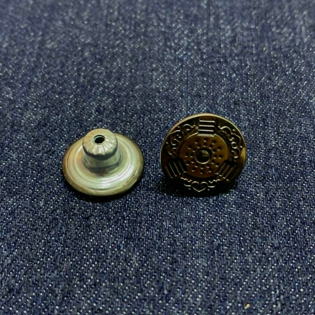 BOTON 15MM HIERRO COBRE VIEJO
