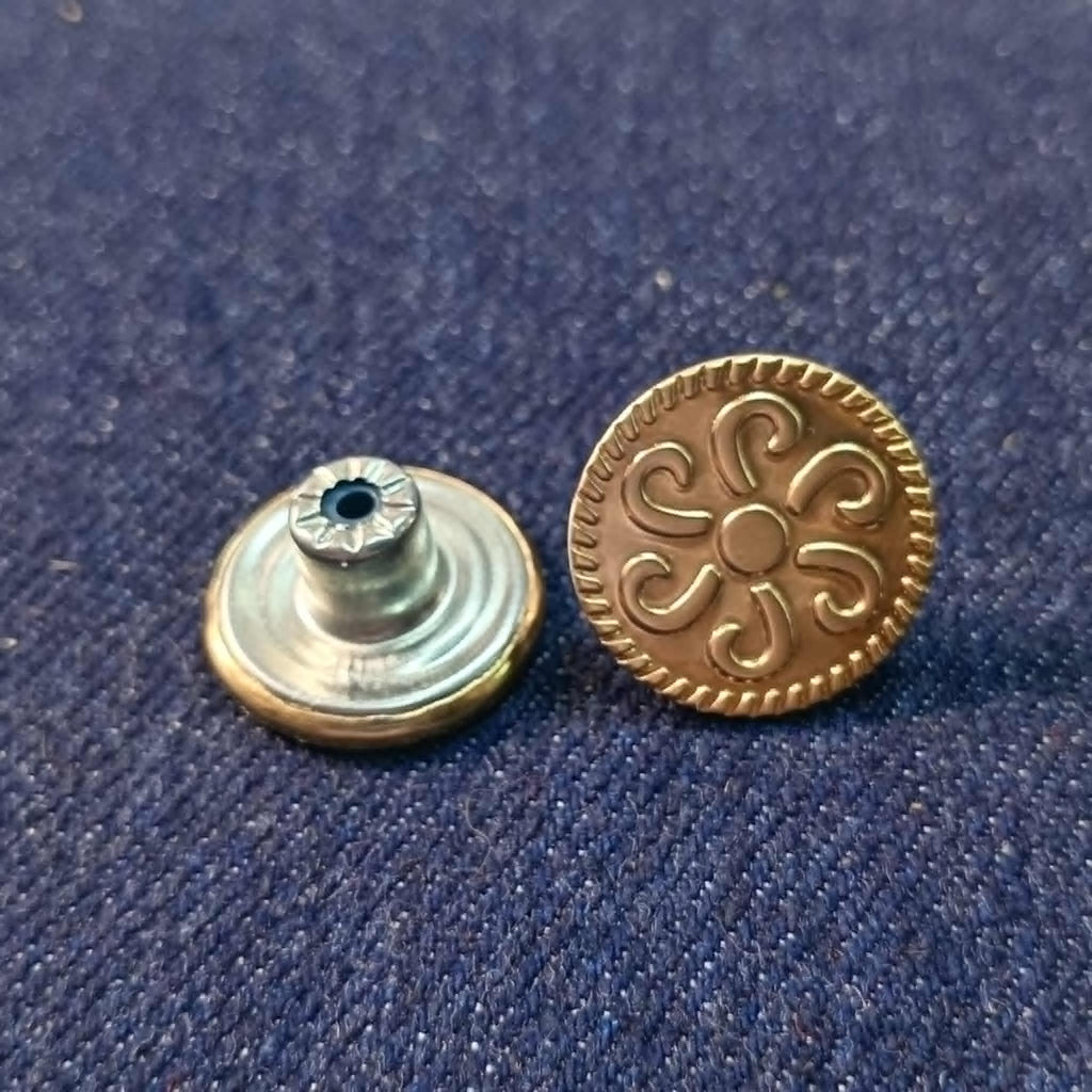 DAG6-89-17MM BOTON HIERRO