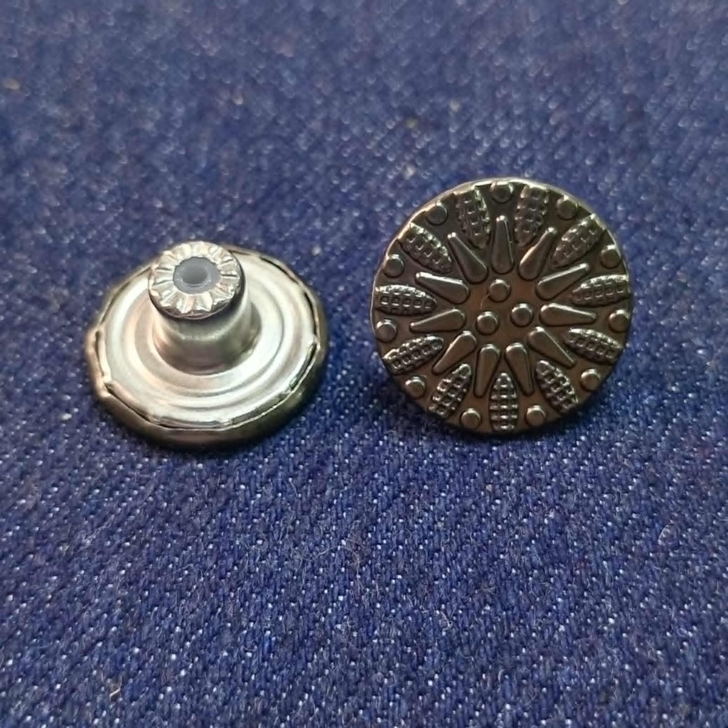 DAG2-20S-17MM BOTON INOXIDABLE