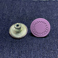 DAG6-104-17MM BOTON HIERRO LILA