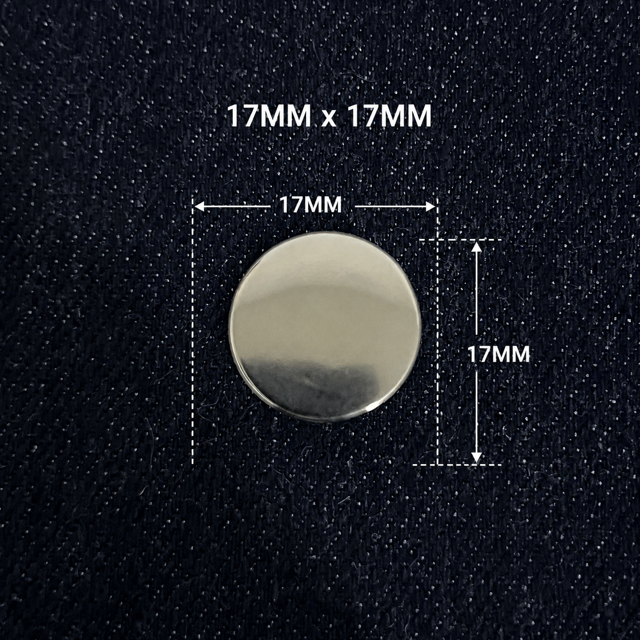 TT35-147-17MM BOTON HIERRO