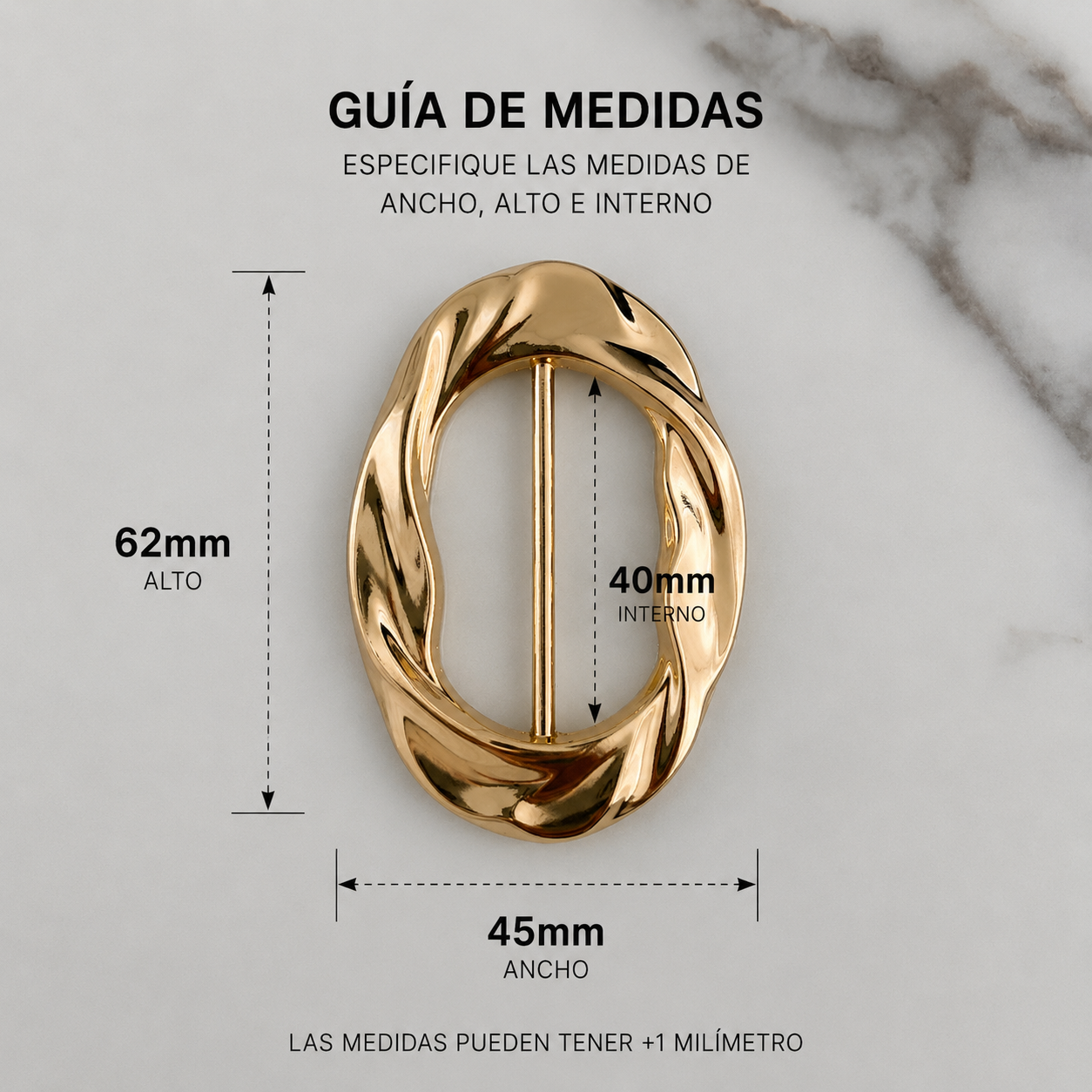 H10073 HEBILLA DECORATIVA