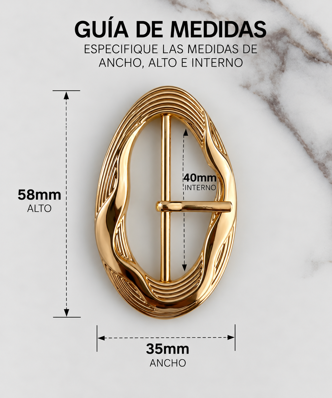 H10050 HEBILLA DECORATIVA