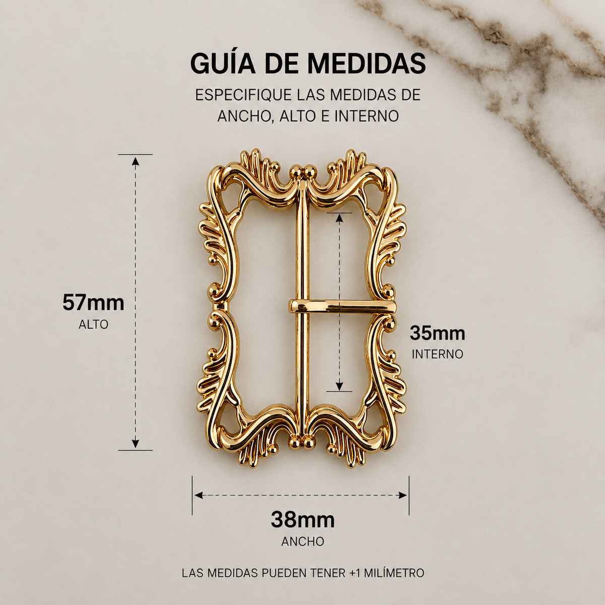 H9266-35MM HEBILLA DECORATIVA