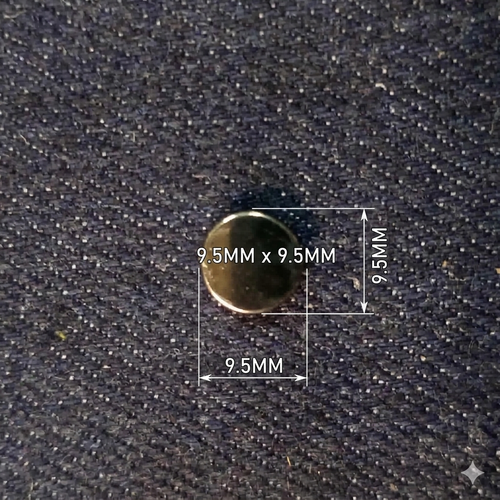 CUTA43-10-9.5MM TACHE HIERRO