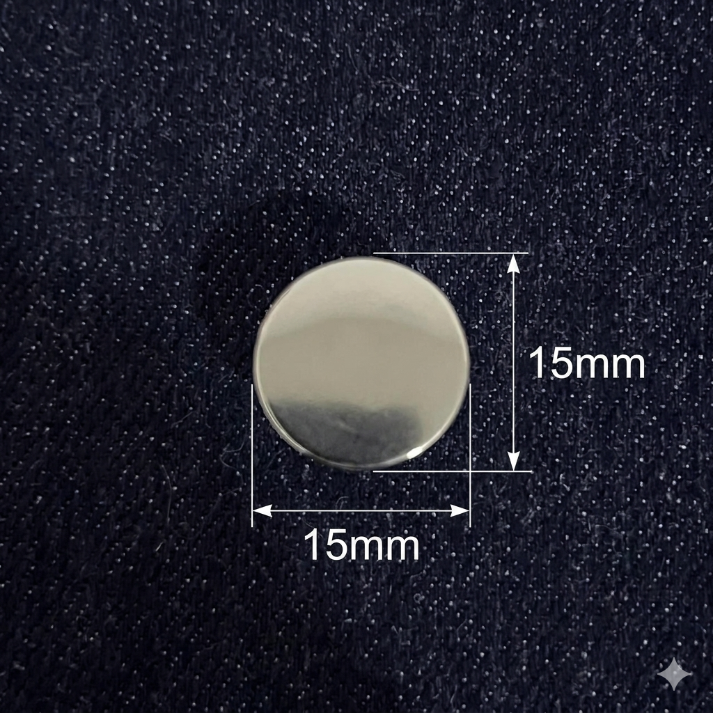 BOTON 15MM HIERRO