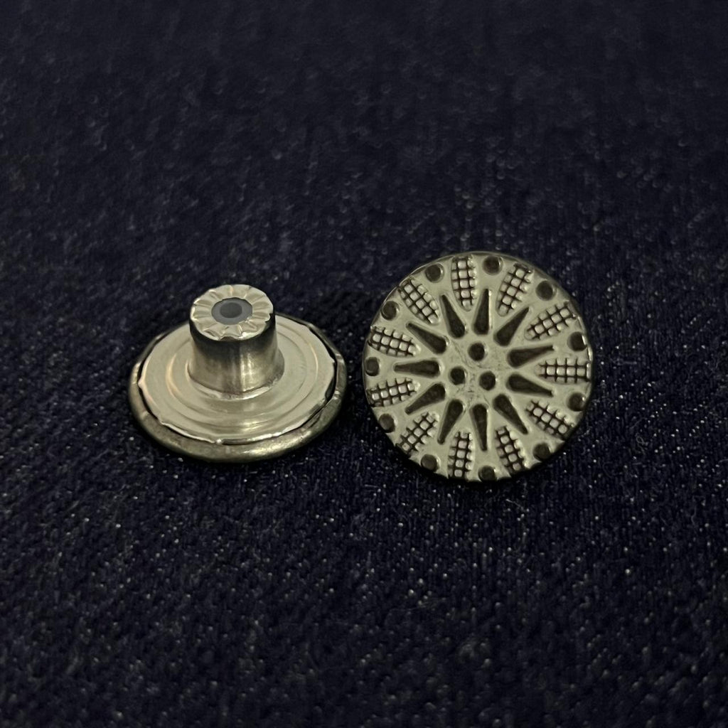 DAG2-195-17MM BOTON INOXIDABLE