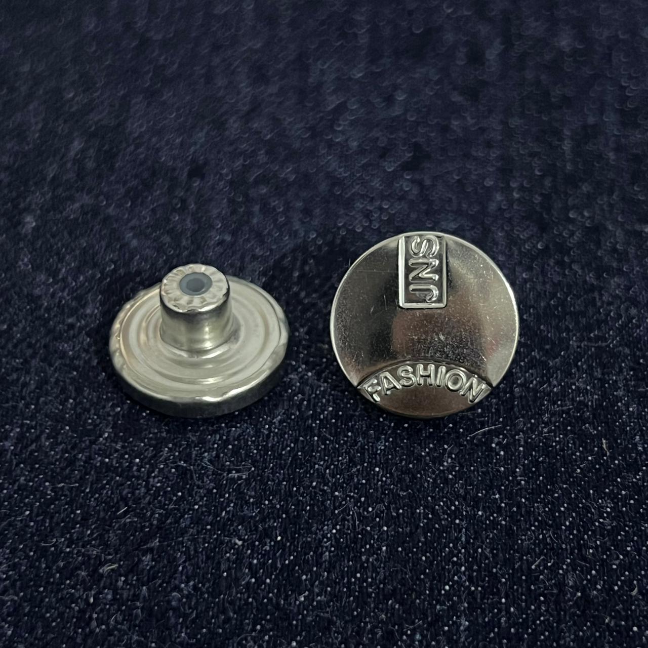 ITEX6-485-17MM BOTON INOXIDABLE REFORZADO